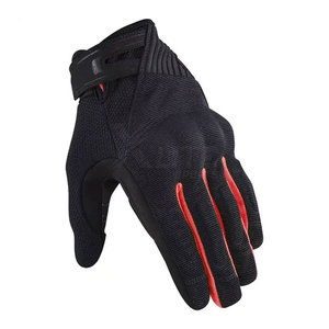 Guantes de Motocicleta de Cuero para Exteriores, con Soporte de Seguridad, Correa de Muñeca Ajustable, Duraderos, Flexibles e Impermeables - Product Image 3