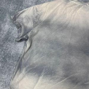 Camiseta Oversize Gris y Blanca con Gráfico de Dragón Estilo Gótico Smoky Wash para Hombre y Mujer 2026 - Top Streetwear HD - Product Image 5