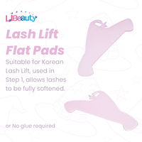 Protectores Planos para Lifting de Pestañas Coreano, Almohadillas para Lifting de Pestañas con Loción Permanente No.1, Protectores Suavizantes para Pestañas para un Lifting Coreano Fácil