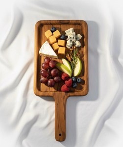 Planche à fromage artisanale en teck – Plateau de charcuterie artisanal - Product Image 5