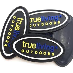 Custom 3D Embossed Rubber PVC <b>Sew</b>-<b>On</b> <b>Patches</b> with Nonwoven Felt Fabric for Clothing - Product Image 5