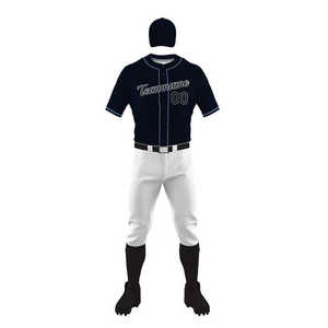 Custom <b>Baseball</b> Uniform Short Front Printed 100% Polyester Anti-Bacterial Comfortable Casual Modern Athletic Outfit Breathable - Product Image 2