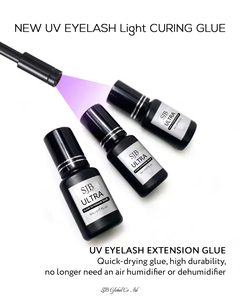 Pegamento profesional UV LED negro para extensiones de pestañas con efecto flash - Product Image 3