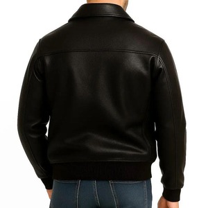 Brand New Customized Real <b>Vintage</b> Leather Bomber <b>Jacket</b> Custom Mens <b>Biker</b> <b>Jacket</b> Winter Coats - Product Image 4