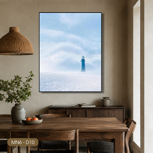 Peinture murale de luxe en soie, très demandée, pour la décoration intérieure, motif phare, en tissu de soie fait main, Vietnam OEM ODM - Product Image 2