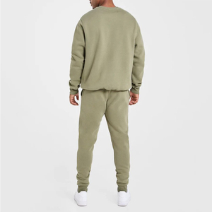 Sweat-shirt à col rond pour homme, coupe classique, en molleton, personnalisable avec logo, manches longues, couleur unie, tricoté, à prix bas, vente en gros - Product Image 6