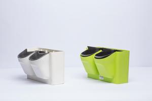 Grossiste Personnalisé Double Plastique Intérieur/Extérieur Fleur/Pot de Plante Verte Tenture Murale Couleur Vert Blanc pour Utilisation - Product Image 2