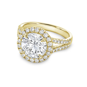 2 CT Lab Grown <b>Emerald</b> Cut Halo Diamond Engagement <b>Ring</b> 925 <b>Silver</b> Rhodium Plated Party & Gift - Product Image 1