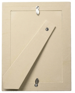 Cadre photo rectangulaire en aluminium élégant et moderne, motif cuir, taille personnalisée, haute qualité, pour la maison et le bureau, retour en métal - Product Image 2