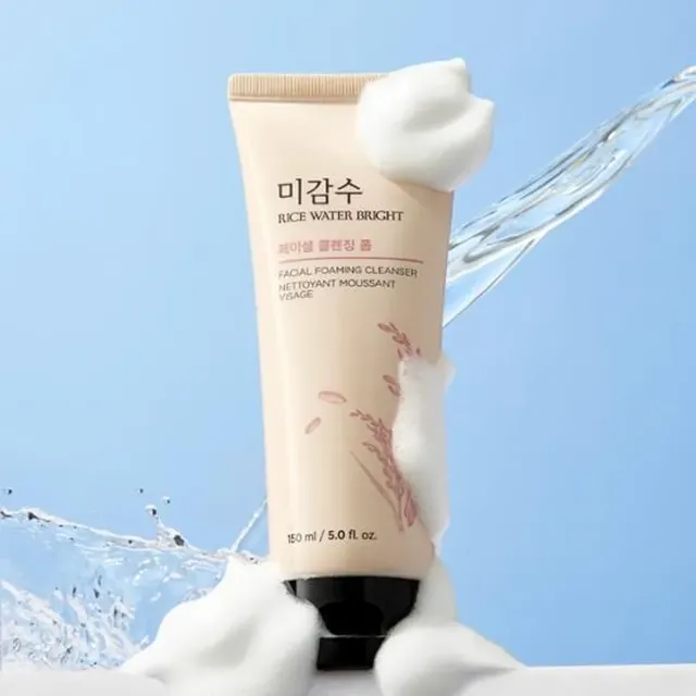 Rice Water Bright Face Wash 150ml Korea – Glow & Clean
