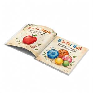 Impression de livres reliés personnalisés de haute qualité avec alphabet et chiffres ABC pour enfants - Product Image 5