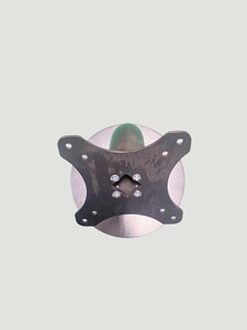 ขาตั้งทีวีเหล็กเคลือบสีฝุ่นมาตรฐาน VESA พร้อมที่ยึดจอคอมพิวเตอร์แบบตั้งโต๊ะฐานกลมแข็งแรง - Product Image 5