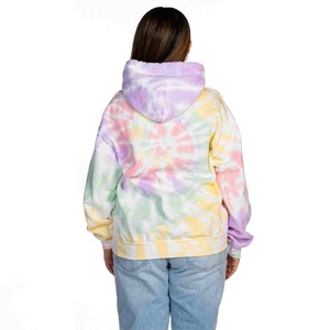 Sweat-shirt à capuche tie-dye grande taille pour femme, manches longues, nouvelle collection printemps, style oversize - Product Image 2