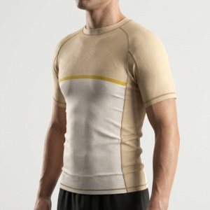 Men's MMA Rash Guard Short Sleeve Color Blocked <b>Compression</b> <b>Shirt</b> UPF50+ UV Protection Quick Dry Spandex Polyester - Product Image 1