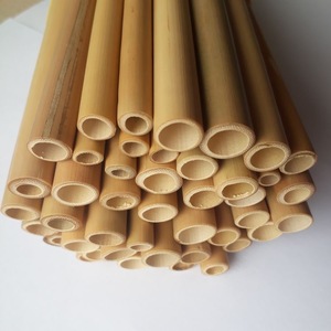 Eco2go Eco-Friendly Reusable & Disposable <b>Bamboo</b> <b>Straws</b> with <b>Bamboo</b> Lids-BPA Free Biodegradable Camping Use - Product Image 1