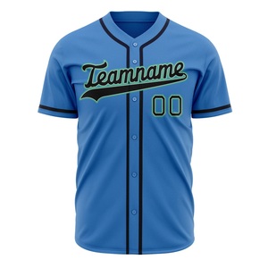 Camiseta de Béisbol para Hombre, Uniforme de Equipo Personalizado, Poliéster Transpirable, con Botones, Sublimación, Proveedor Mayorista OEM - Product Image 3