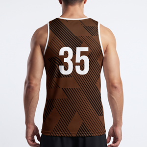 Men's Netball Jersey Sublimation Printed Sports Custom Logo Men Netball Jersey Lightweight High-Quality Mesh Netball Training - Product Image 6