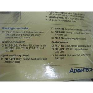 Carte d'acquisition de données Advantech PCL 818L pour PC - Équipements et pièces semi-conductrices d'occasion fiables à l'échelle mondiale - Product Image 4