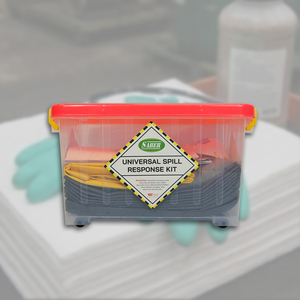 Compact 10L Universal Spill Kit with Clear Box | Portable Emergency Spill Response Kit for Oil, Chemical & Liquid Absorption - Product Image 3