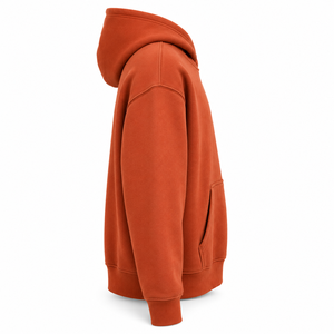 Sweat-shirt à capuche coupe classique pour homme, couleur unie, 100% coton molletonné, design décontracté avec poche, écologique, respirant, séchage rapide, 500g - Product Image 4