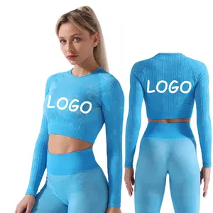 kleding lane Suppliers-Nieuwe Collectie Hot Koop Vrouwen Naadloze Rib Gym Sportkleding Biologische Fitness Kleding Fitness Yoga Wear Set