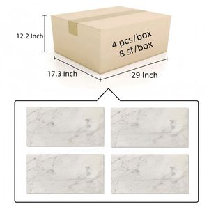 Marbre blanc naturel 12*24, finition texturée FS, pierre cannelée 3D pour décoration murale - Product Image 5