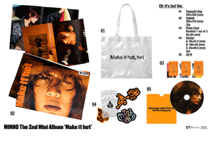 SHINEE MINHO Make it hot OH IT’S HOT VER Hot Musique pop coréenne Version officielle en boîte plastique pour tous les âges - Product Image 2