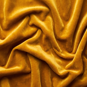 Elegant Modern 100% Polyester Gold Velvet Woven Fabric 130 GSM Quick-Dry Breathable Soft Brushed Sueded Plain Dyed Fashionable - Product Image 6