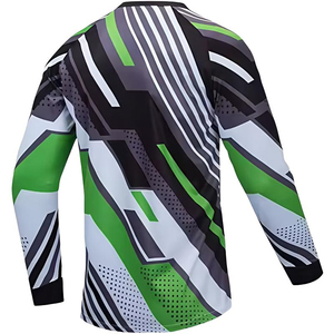 Maillot de motocross personnalisé respirant à séchage rapide en % polyester avec impression numérique – Vente populaire – Nom d'équipe personnalisable - Product Image 2