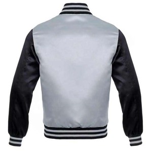 Blank Geometric Stand Collar Winter Varsity <b>Jacket</b> Custom <b>Men</b> Letterman <b>Jacket</b> Youth Baseball Uniforms - Product Image 2