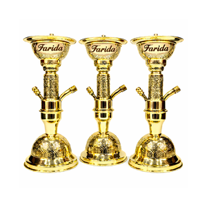 Cachimba de Latón Martillado Árabe de Lujo, Estilo Único, Calidad Premium, Novedad 2026, Visualmente Impresionante, Juego Completo, Más Vendida - Product Image 1