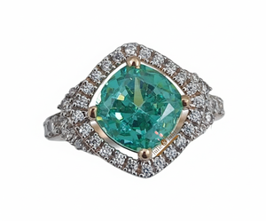 Premium <b>Crafted</b> 22K PURE Gold Engagement <b>Ring</b> with High Gloss Shine for Women Seeking Elegant Wedding Jewelry - Product Image 2