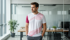 <b>Men</b> Sports T Shirt Sports Jersey Custom Design Polyester Short Sleeve Quick Dry Lightweight Athletic Wear - Product Image 6