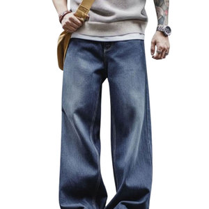 Pantalones vaqueros holgados para hombre, venta al por mayor directa de fábrica, pantalones vaqueros holgados personalizados para hombre - Product Image 1