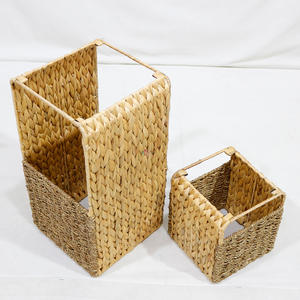 Artex Dong Thap Fábrica Hecho a mano Seagrass Cestas de almacenamiento Jacinto de agua Tejido Macetas decorativas grandes - Product Image 4