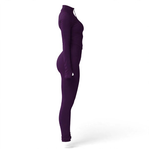 Mono Deportivo Largo para Mujer, Sin Mangas, Elástico, Ajustado al Cuerpo, de Una Pieza, para Gimnasio, Entrenamiento, Ejercicio, Yoga y Deportes - Product Image 3