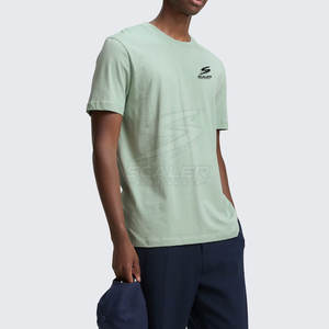 Camiseta Básica de Estilo Informal para Hombre, Uso Diario, 100% Algodón, Tejido de Punto, Corte Regular, Secado Rápido, Transpirable para Verano - Product Image 2