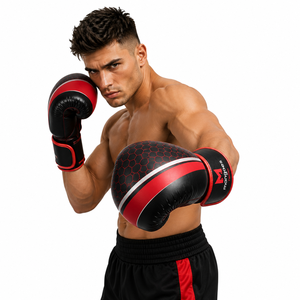 Wholesale MMA Gloves Custom Logo Professional Boxing Training Durable PU Leather for <b>Wrist</b> Closure - Product Image 5