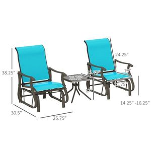Elegante Set da Pranzo in Ferro per Giardino e Patio - Product Image 3