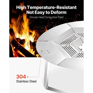 Diffusore di Calore Yukon da 27 Pollici per Braciere a Legna, in Acciaio Inox 304, per Braciere Solo Stove - Product Image 3