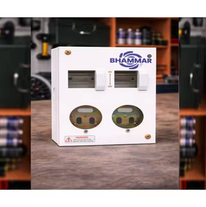 กล่องจ่ายไฟฟ้าอุตสาหกรรม 2 ช่องเสียบ + 2 DP MCB 20/2A  ตัวเรือนโลหะ รุ่น KK49 สำหรับใช้งานภายใน/ภายนอกอาคาร ผู้จัดจำหน่ายรายใหญ่ในอินเดีย OMDMS - Product Image 4