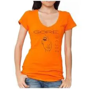 Diskon Langsung Pabrik Harga Murah T-Shirt Wanita Katun Premium Daur Ulang T-Shirt Wanita Cetak Depan dan Belakang Logo Kustom