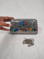 Pochette à main mosaïque gravée au fer personnalisée pour femme, idéale pour les soirées – Meilleur prix disponible