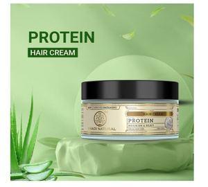 Crema Capilar de Proteína Natural Khadi para un Cabello Suave y Brillante, Crema Natural para Cabello Seco, Sin Parabenos ni Siliconas - Product Image 1