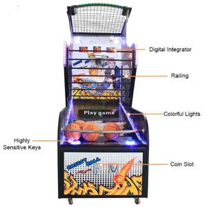 Machine de jeu d'arcade de tir au basket-ball de luxe HGR, personnalisée, 1 joueur, 120W, 250KG, équipement de divertissement commercial pour - Product Image 2
