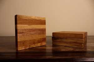 Tapete Redondo de Madera de Lujo para Mesa, 350 mm de Diámetro, 4 mm de Grosor, Ecológico, MN Exports MNE-230 - Product Image 4