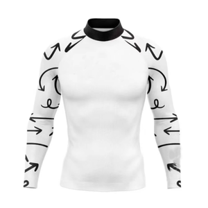 Rashguard de haute qualité pour femmes, manches longues, vêtements de sport pour l'entraînement MMA - Product Image 1