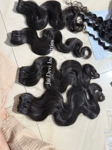 Raw Hair Natural Indian Wavy Hair <b>Extensions</b> No Tangle No Shedding 100% Raw Hair - Product Image 6