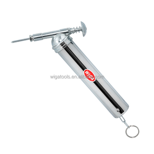 Pistola de Engrase Manual WIGA GX-201 de Aleación de Zinc, Salida Precisa de 0.2g/Trazo, Salida de Aceite de 0.8mm, Compacta, Fabricada en Taiwán, Lubricación Industrial - Product Image 1
