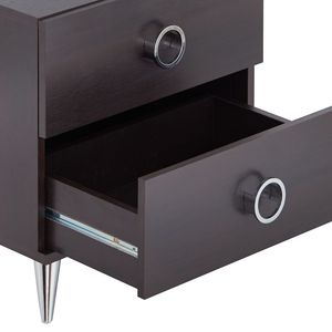 โต๊ะคอนโซลเคลือบสีเอล์มเอสเพรสโซ่ โต๊ะตกแต่งสุดหรูสำหรับตกแต่งบ้าน - Product Image 5